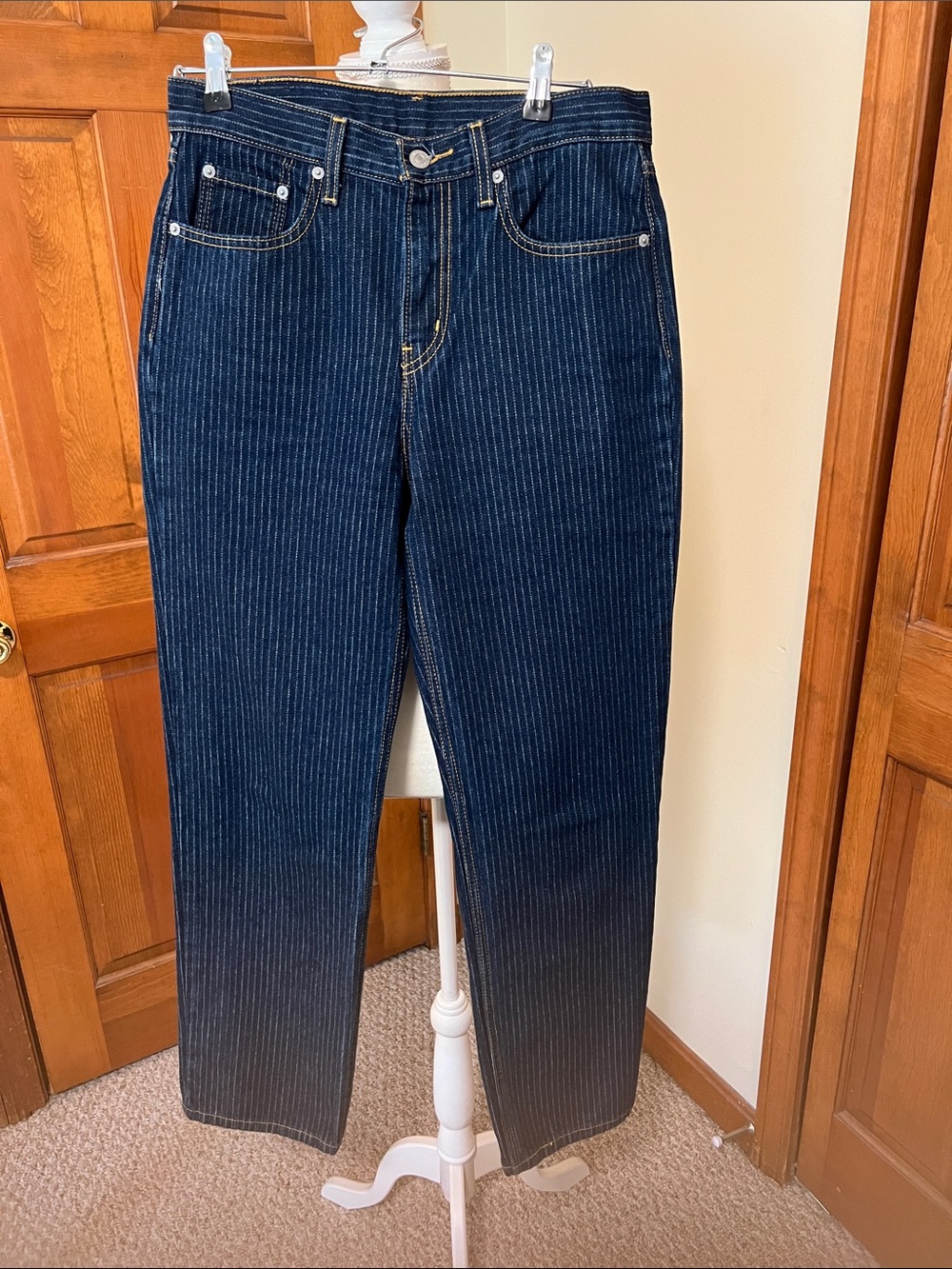 Levi Strauss & Co Pinstripe Jeans NWOT